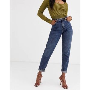 Topshop Moto Mom Jeans High Rise Size 28